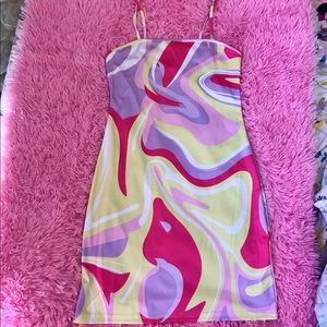 Abstract pattern dress